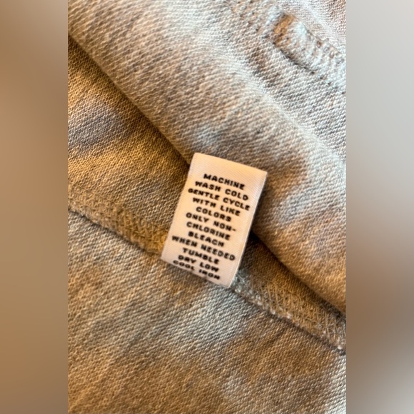 STYLE & Co. SPORT Lightweight Jacket Textured Lite Grey Pockets White Trim - Picture 9 of 12